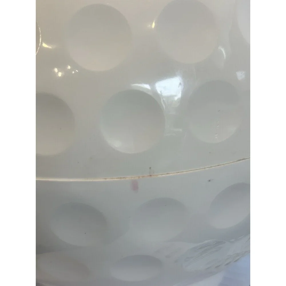Vintage Over Size Plastic Golf Ball Candy Cookie Ice Bucket Container Tee